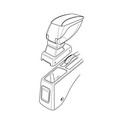 56087 HONDA CITY 06 BRACCIOLO PORTAOGGETTI